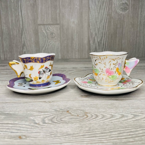 Formalities by Baun Bros Kitchen Butterfly Tea Cup Set Formalities